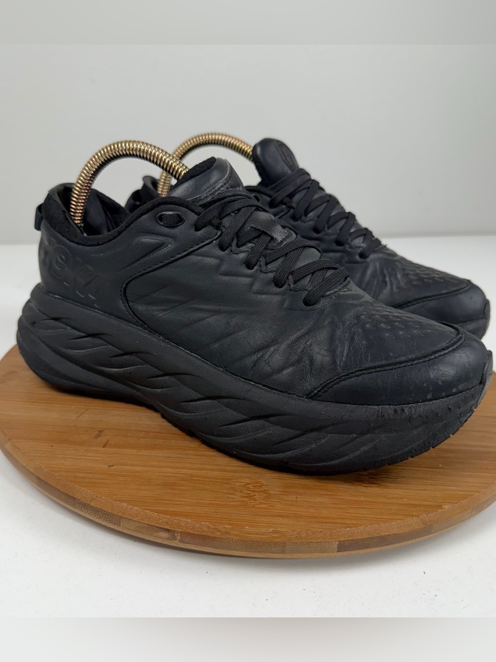 Hoka Bondi SR Black Sneakers